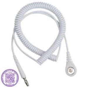 CORD, COIL, JEWEL, MAGSNAP,  WHITE, 6', CLEAN PACK