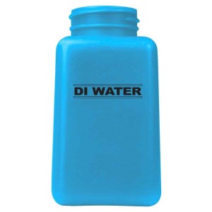 BOTTLE ONLY\, DURASTATIC\,\, BLUE\, 6 OZ\, PRINTED ''DI WATER''