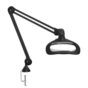 WAVE LED-ESD\, 45" arm\, 5-D lens and clamp. Black