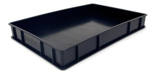 17.5" x 11.4" x 2.3" CONDUCTIVE TRAY STACKABLE 