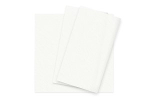 POLYESTER/ CELLULOSE NON WOVEN WIPES 9" X9" WHT 300/PK 12 PACK MIN