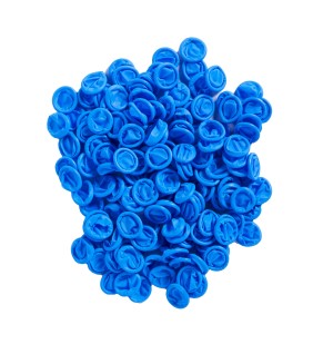 Blue Anti-Static Powder Free Nitrile Finger Cots, LARGE