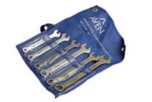 WRENCH SET COMB SAE S.S 6pc Contains 5/16", 3/8", 7/16", 1/2", 9/16" and 5/8" in roll up pouch