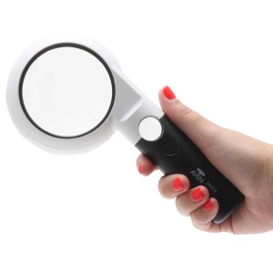 MAGNIFIER 5X/20X WITH LED LIGHT