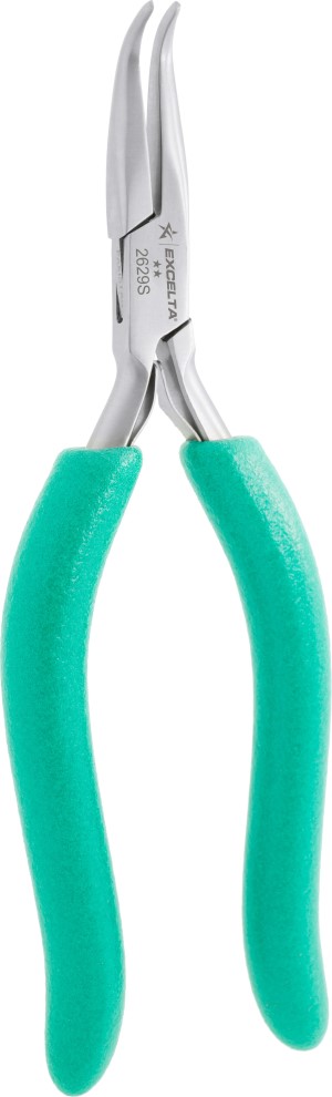 Pliers - Small  Bent Nose - SS - Long 'S' handle