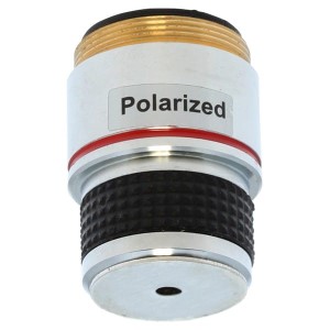 OBJECTIVE LENS 4X W POLARIZER CONTENTS: POLARIZED 4X LENS AND LENS COVER