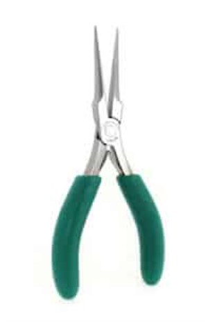 Pliers - Large Needle Nose -- SS - Serrated Jaws