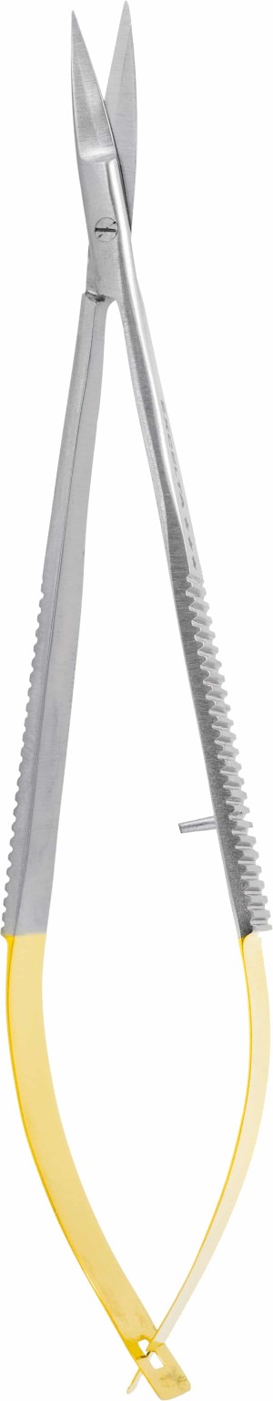 Scissors - Micro Self-Opening - Straight   SS - Carbide Inserts - Blade Length .63"