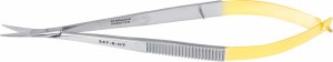 Scissors - Micro Self-Opening - Straight   SS - Carbide Inserts - Blade Length .63"