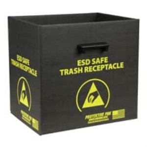 TRASH RECEPTACLE, INCL HANDLES & WIRE 13-1/2 x 12 x 13-1/4 IN