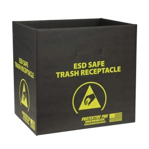 TRASH RECEPTACLE, BOX ONLY 13-1/2 x 12 x 13-1/4 IN