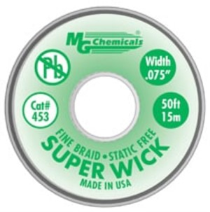 SUPERWICK - #3 GREEN, FINE BRAID, 2.0 mm - 1/12"