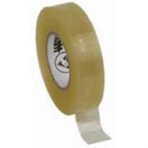WESCORP ESD TAPE, CLEAR 1/2IN x 36YDS, 1IN PAPER CORE