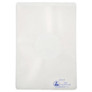 DOCUMENT HOLDER, ESD, STATIC DISS, 4-1/2IN x 6-1/2IN, 25 PK