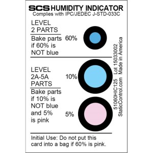 HUMIDITY CARD, 5-10-60% 125/CAN