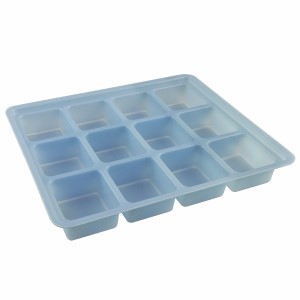 KITTING TRAY, STATIC DISSIPATIVE, 10-1/2 x 8-3/4 x 1-1/2, 12 COMPARTMENT