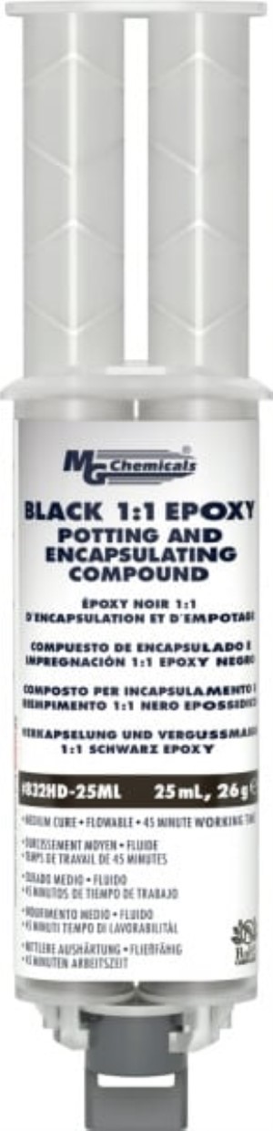 BLACK - Epoxy Potting and Encapsulating Compound 1:1