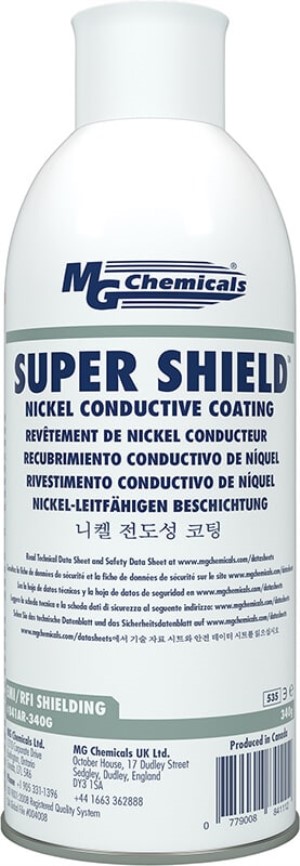 Super Shield Nickel Conductive Coating - UL Recognized