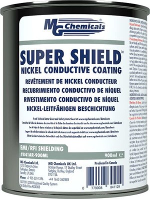 SUPER SHIELD Nickel Conductive Coating - UL Recognized
