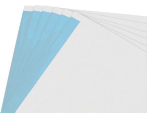 Static Dissipative Paper  White with blue stripe paper, 8.5 x 11, 500 sheets