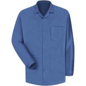 ESD LAB JACKET BLUE MEDIUM