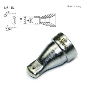 HAKKO NOZZLE,4 x 1mm,FR-301,FR-4101/4102