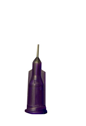 21 Gauge 0.25" HP Series Tip ID .020" - Purple - Box/50