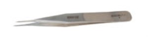 Tweezers - Straight Strong Fine Point - Carbon Steel 