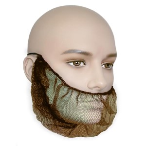 EasyBr Honeycomb Mesh Beard Cover Brown 100x10