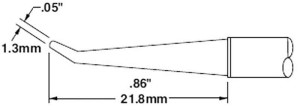 CARTRIDGE/CONICAL/BENT/LONG/ 1.27MM(0.05 IN)30DEG