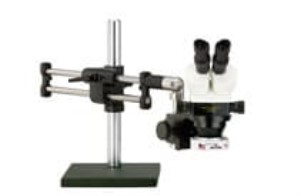 ProZoom  4.5 Stereo-Zoom Microscope; Extra-Large (22mm) 10X Eyepieces; Standard Range 7-45X (3.5   225X with optional parts); 16" Tall Ball Bearing Base\\\, Easy 360  main body rotation; 90-250mm working distance;  0.5 Auxiliary Objective Lens at no charge ($125 value);  5 Diopter Adjustable eyepieces to correct individual eyesight variations; 45  Eyetube inclination; ESD Safe Standard; Micro-Lite  LV2000-B LED Ring Light