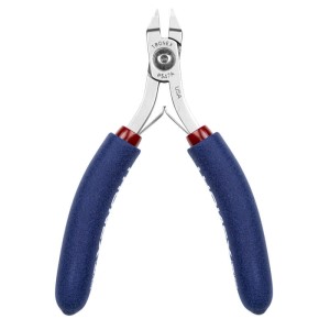 PLIER, FLAT NOSE-STUBBY SMOOTH JAW ANGLED TIPS STANDARD