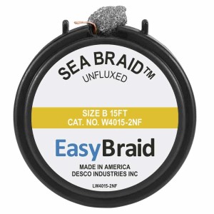 CASSETTE, REPLACEMENT, #2 WICK, SEA BRAID UNFLUXED 