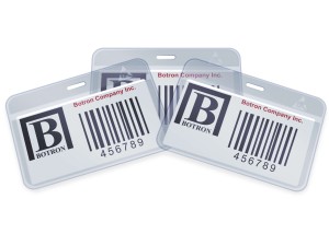 CLEAR ID HOLDER VERTICAL 2.5" x4"  NO CLIP                                                        